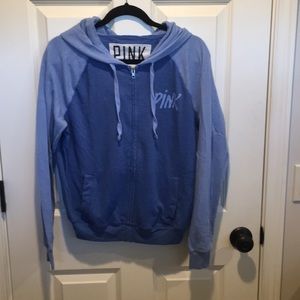 Excellent PINK VS full zip sweatshirt